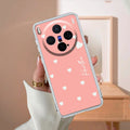 Be Loved Customize Transparent Silicon Case Peach For Vivo X300 5G