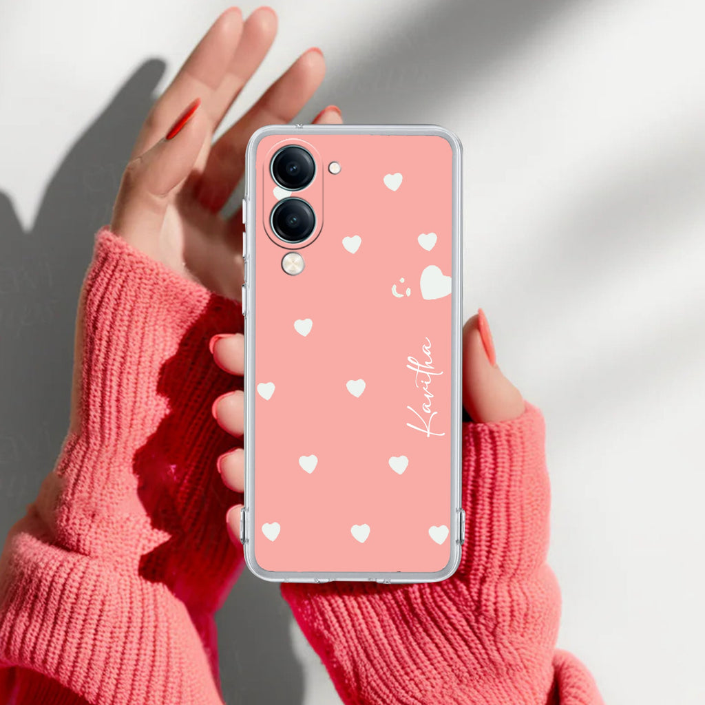 Be Loved Customize Anti Yellow Case Peach For Vivo T4 Lite 5G