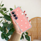 Be Loved Customize Transparent Silicon Case Peach For Vivo Y300 Plus 5G