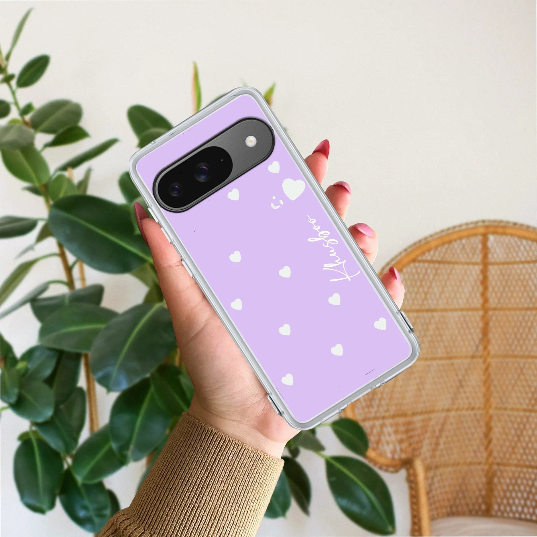 Be Loved Customize Transparent Silicon Case Purple For Google - ShopOnCliQ