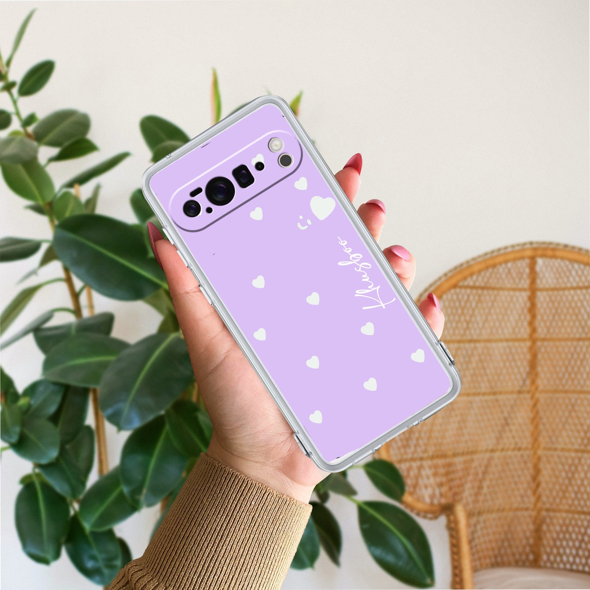 Be Loved Customize Transparent Silicon Case Purple For Google - ShopOnCliQ