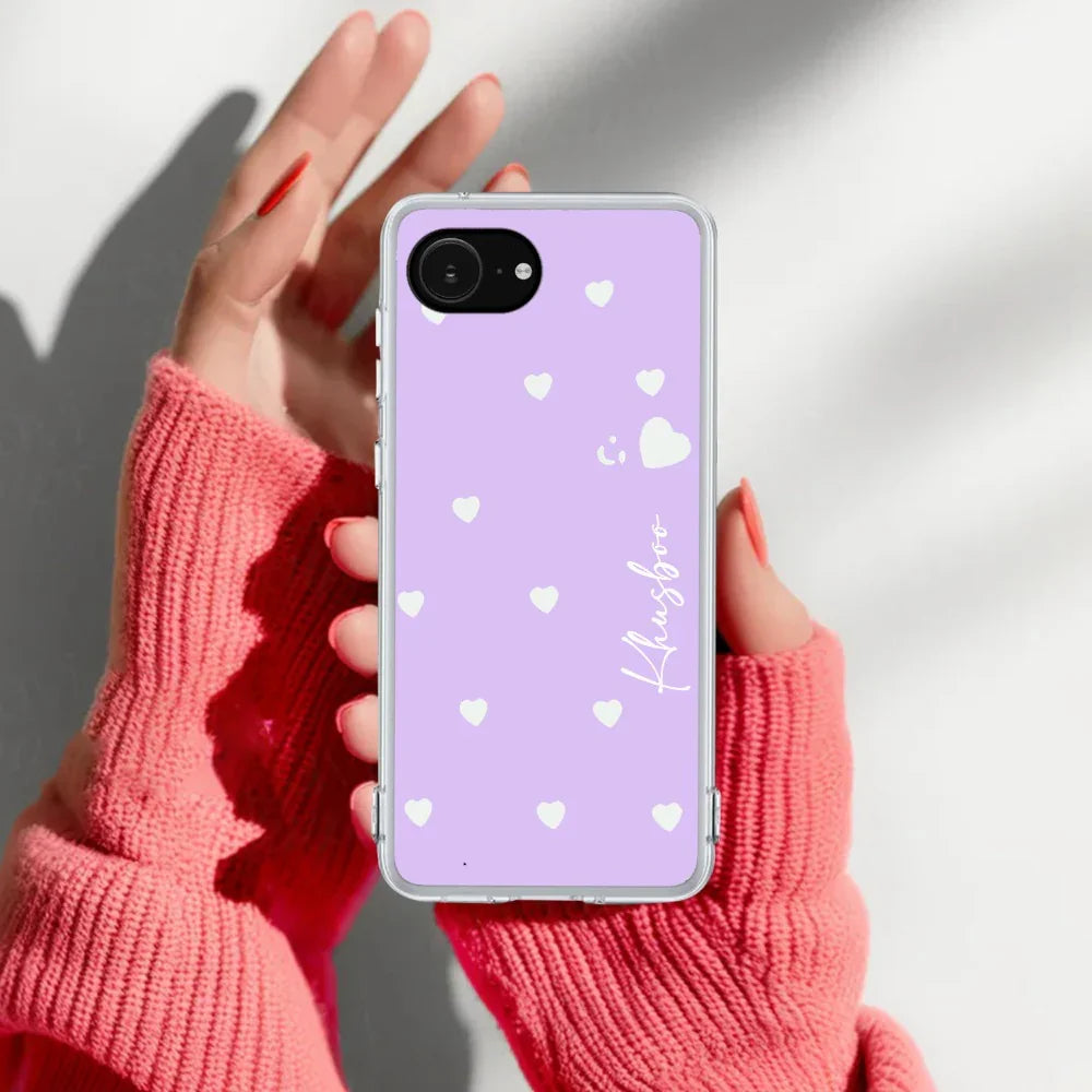 Be Loved Customize Transparent Silicon Case Purple For iPhone - ShopOnCliQ