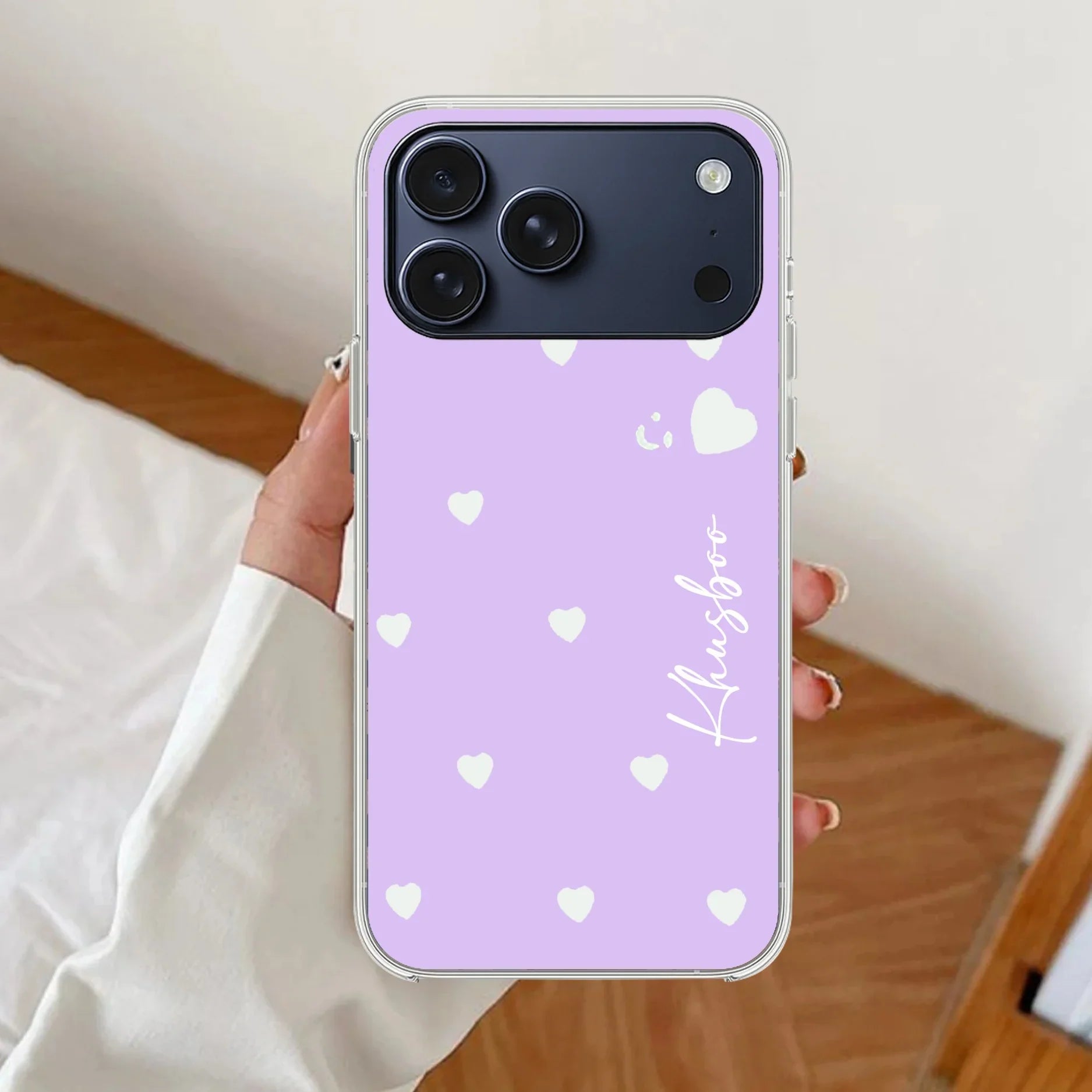 Be Loved Customize Transparent Silicon Case Purple For iPhone - ShopOnCliQ