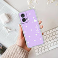 Be Loved Customize Anti Yellow Case Purple For Motorola G85 5G