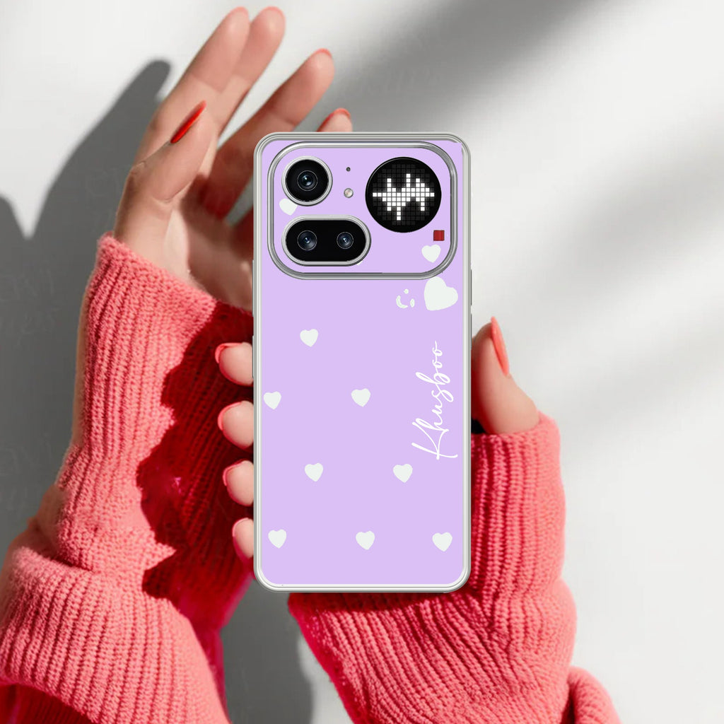 Be Loved Customize Anti Yellow Case Purple For Nothing Phone 4A Pro 5G