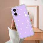 Be Loved Customize Transparent Silicon Case Purple For OnePlus Nord CE5 5G