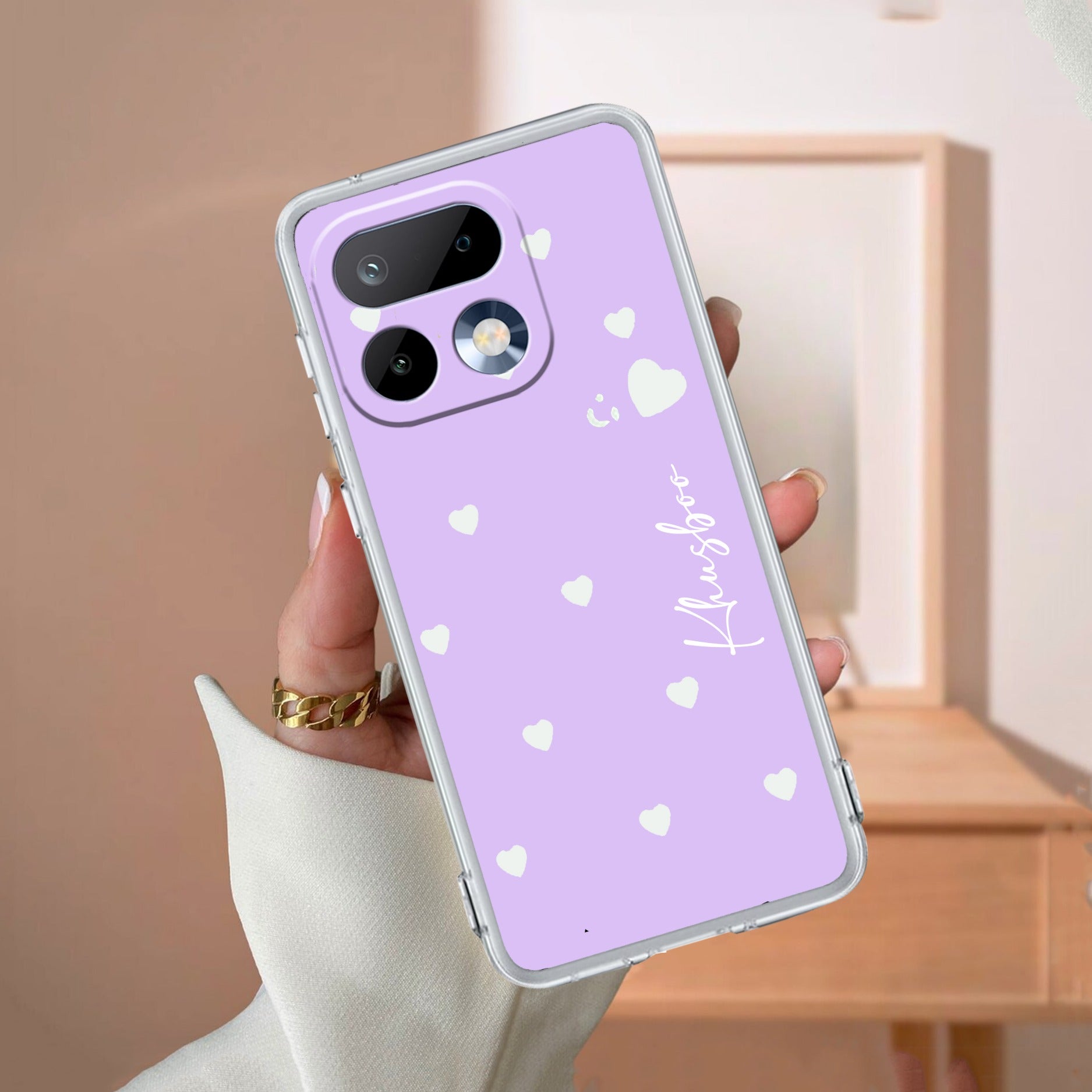 Be Loved Customize Anti Yelllow Case Purple For Realme 16 Pro 5G