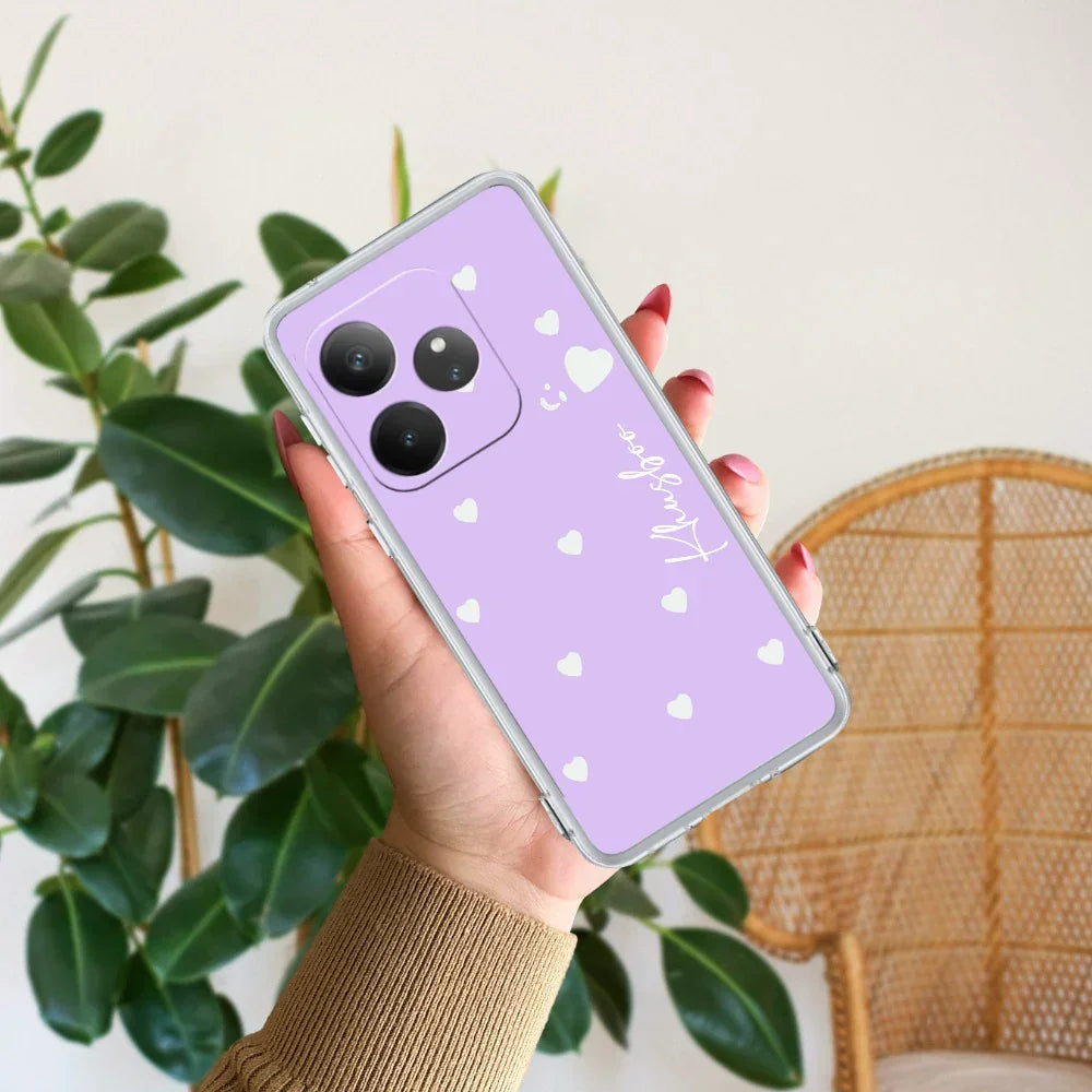 Be Loved Customize Anti Yelllow Case Purple For Realme GT 6 5G