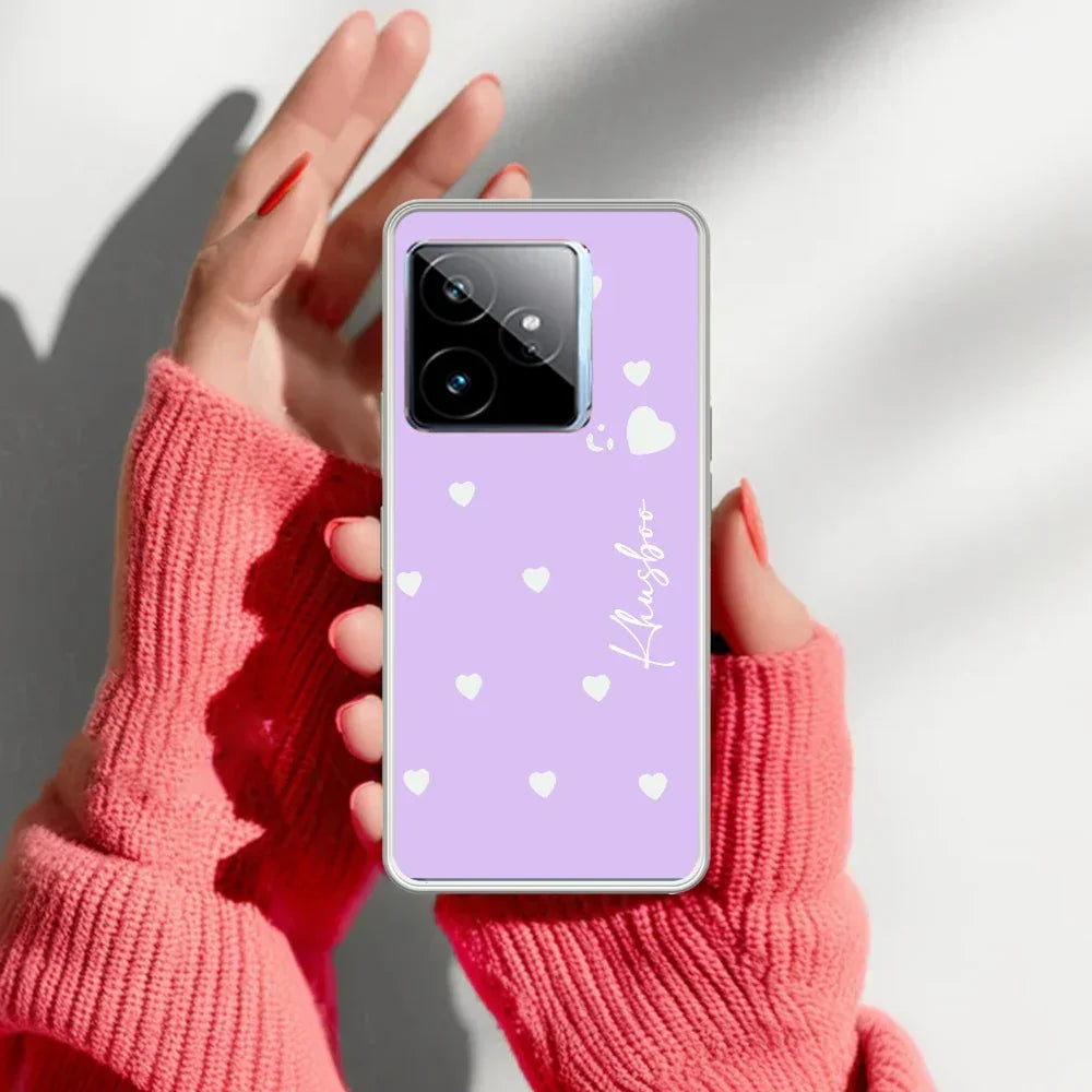 Be Loved Customize Anti Yelllow Case Purple For Realme GT 7 5G