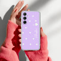 Be Loved Customize Transparent Silicon Case Purple For Samsung Galaxy A57 5G