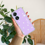 Be Loved Customize Transparent Silicon Case Purple For Vivo T2 5G