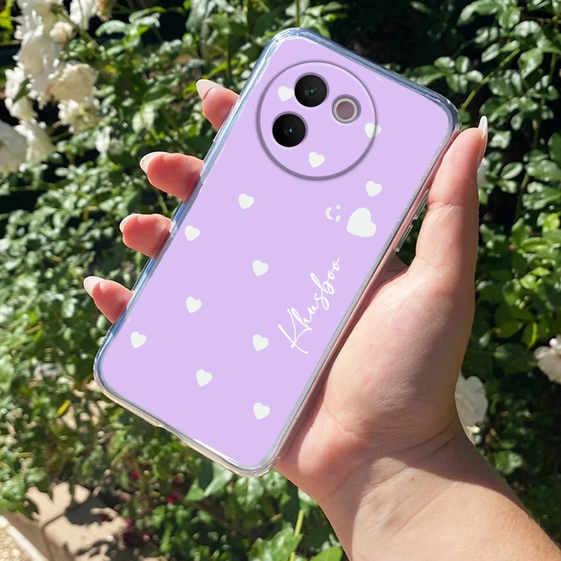 Be Loved Customize Transparent Silicon Case Purple For Vivo - ShopOnCliQ