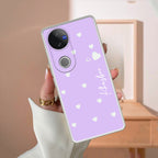 Be Loved Customize Transparent Silicon Case Purple For Vivo V50e 5G