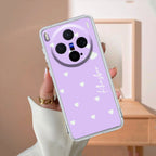 Be Loved Customize Transparent Silicon Case Purple For Vivo X300 5G
