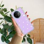 Be Loved Customize Transparent Silicon Case Purple For Vivo T1x