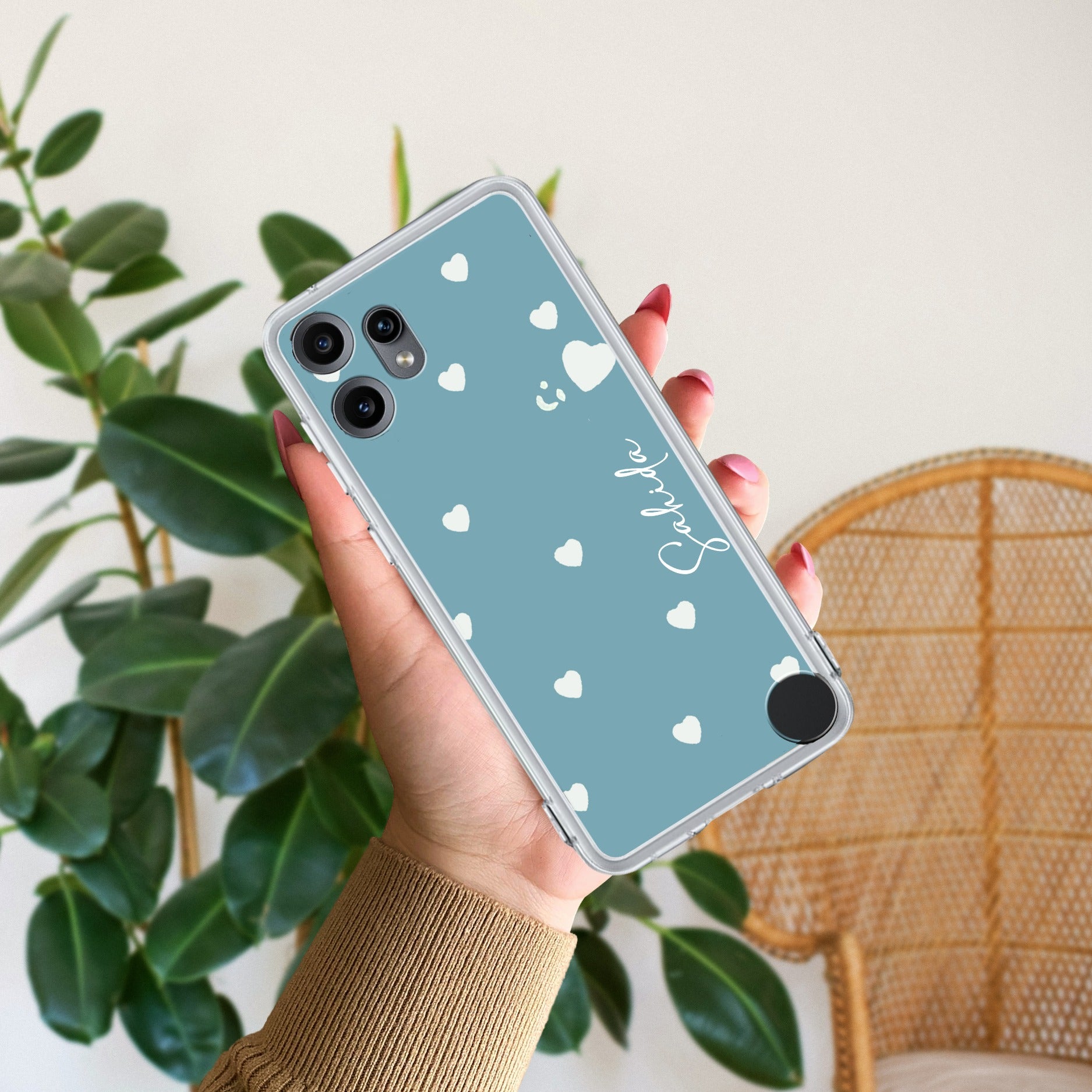 Be Loved Customize Anti Yellow Case Sky Blue For CMF by Nothing Phone 2 Pro