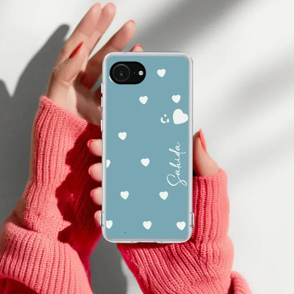 Be Loved Customize Anti Yellow Case Sky Blue For iPhone 17e
