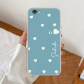 Be Loved Customize Anti Yellow Case Sky Blue For iPhone 7 / iPhone 8 / iPhone Se 2020