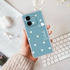 Be Loved Customize Transparent Silicon Case Sky Blue For iQOO Z9x 5G