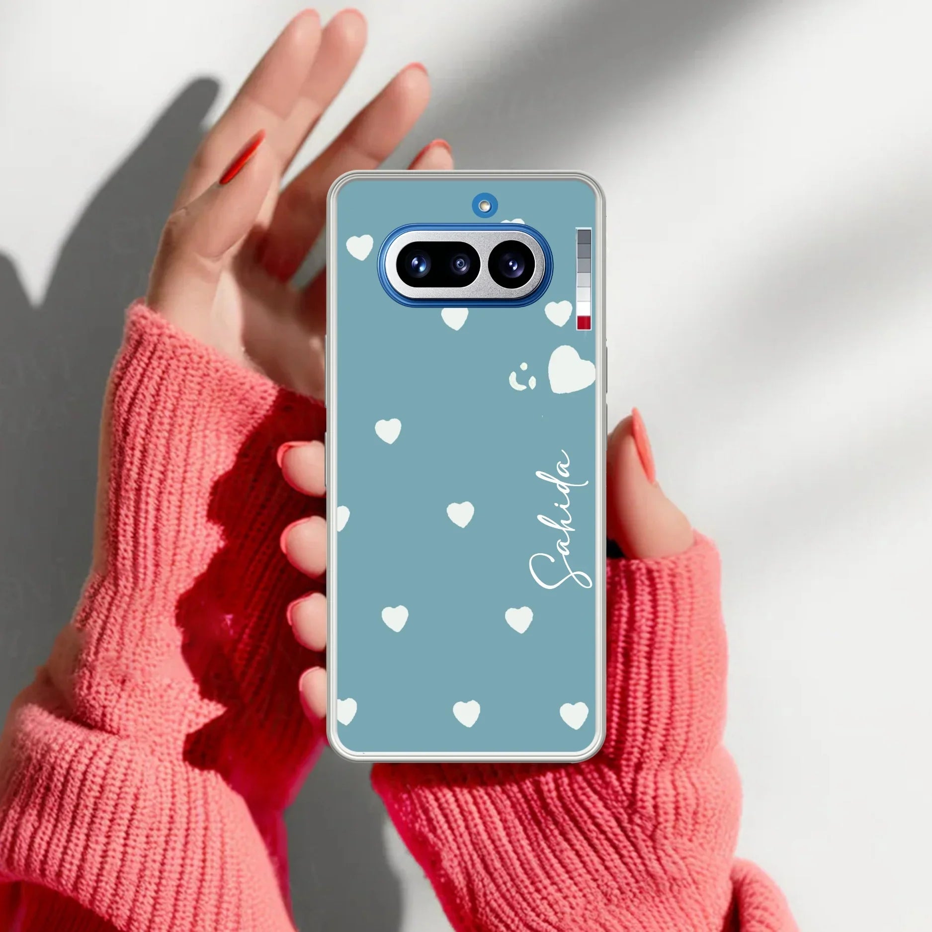 Be Loved Customize Transparent Silicon Case Sky Blue For Nothing