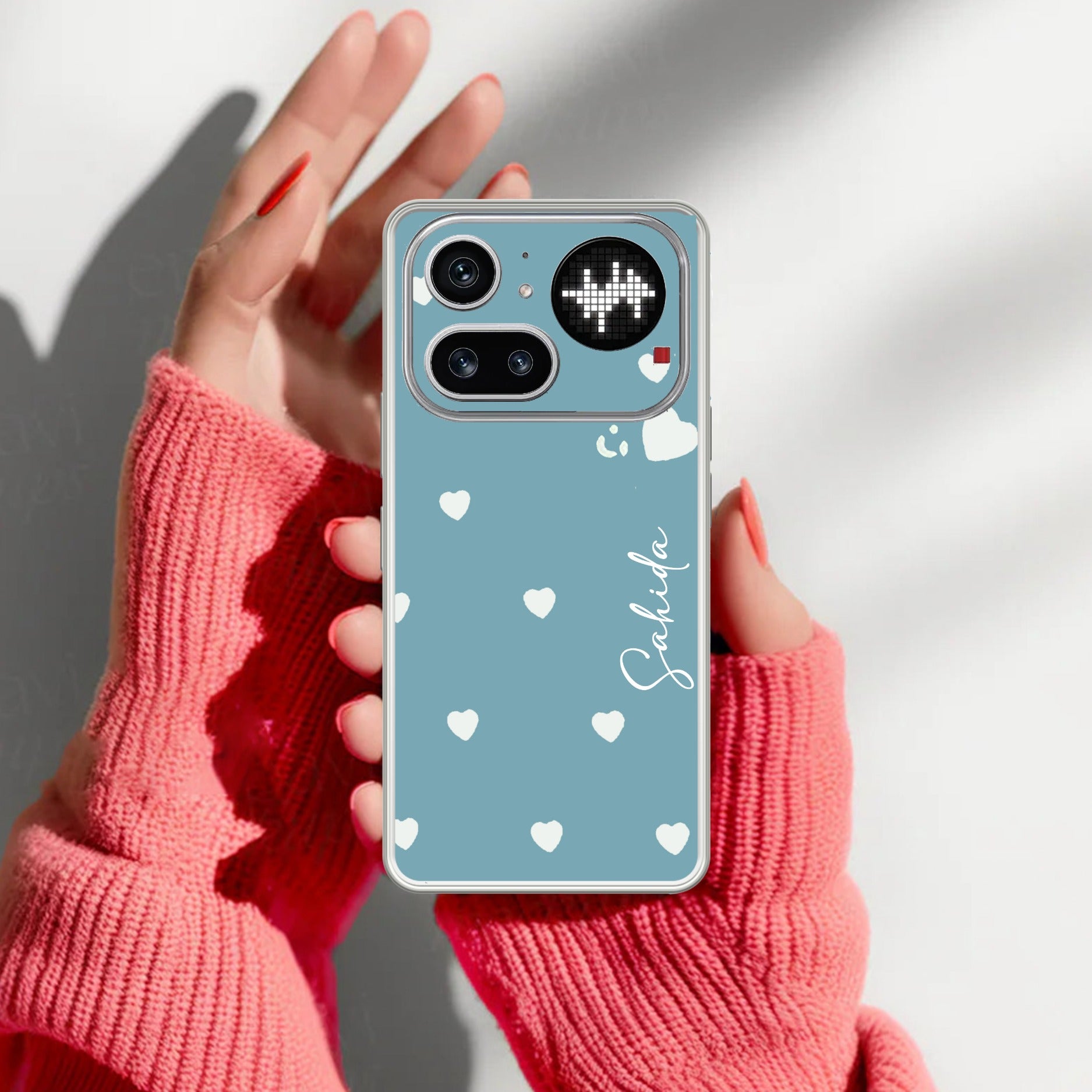 Be Loved Customize Transparent Silicon Case Sky Blue For Nothing Phone 4A Pro 5G