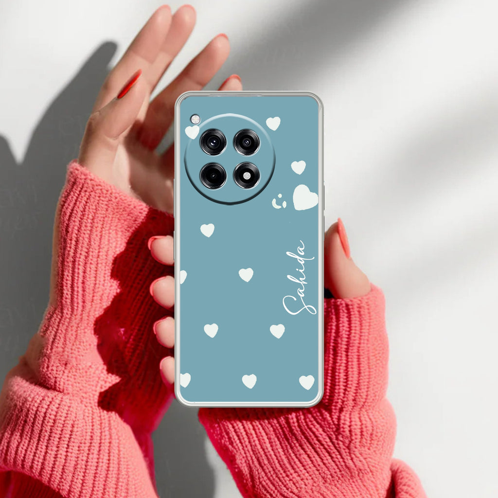 Be Loved Customize Anti Yellow Case Sky Blue For OnePlus 12R 5G