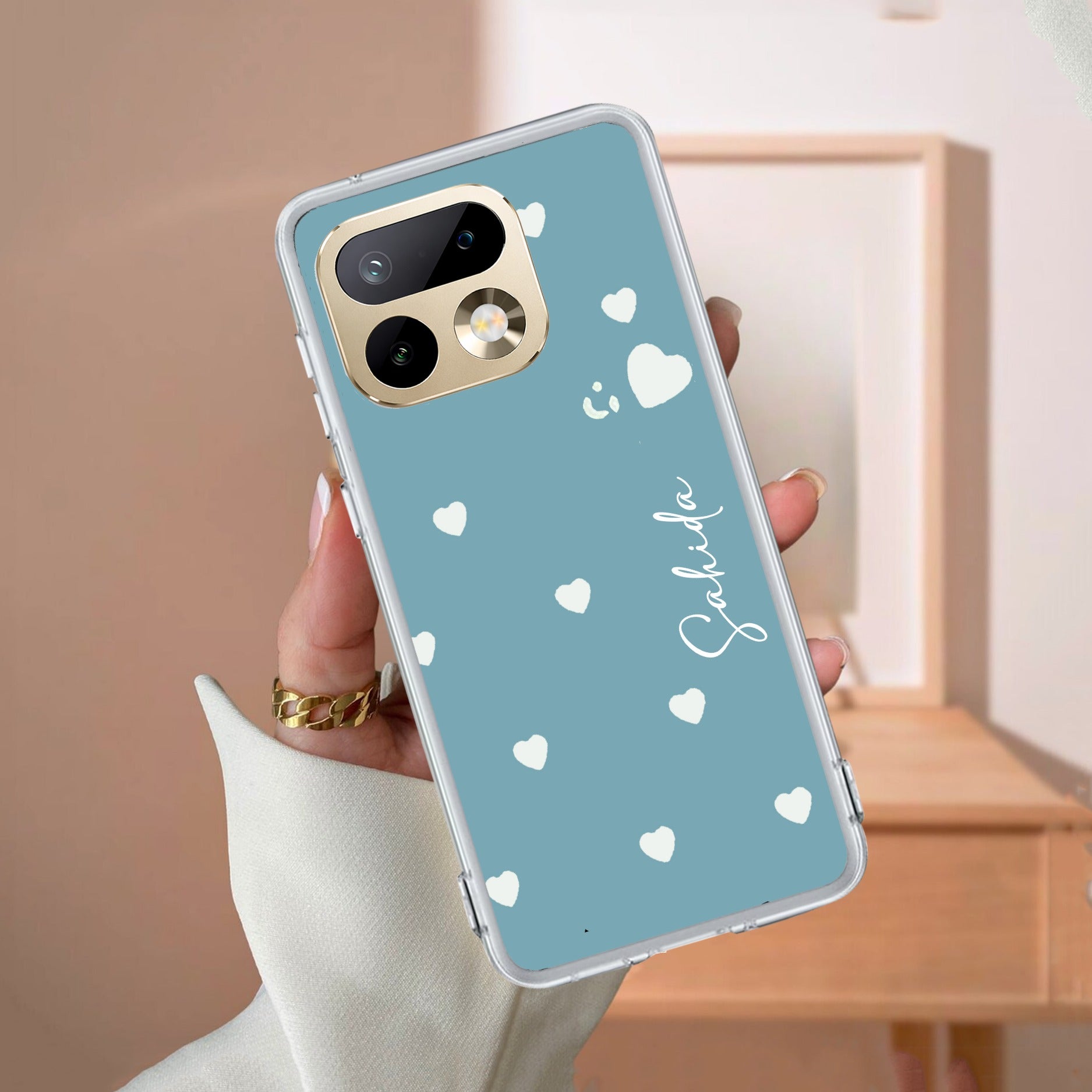 Be Loved Customize Transparent Silicon Case Sky Blue For Realme/Narzo - ShopOnCliQ