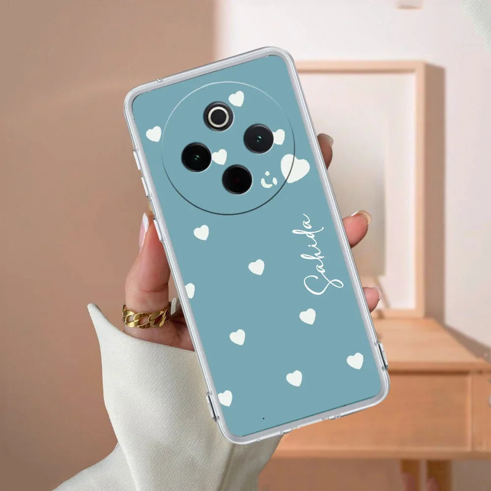 Be Loved Customize Transparent Silicon Case Sky Blue For Vivo - ShopOnCliQ