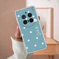 Be Loved Customize Transparent Silicon Case Sky Blue For Vivo X200 Pro 5G