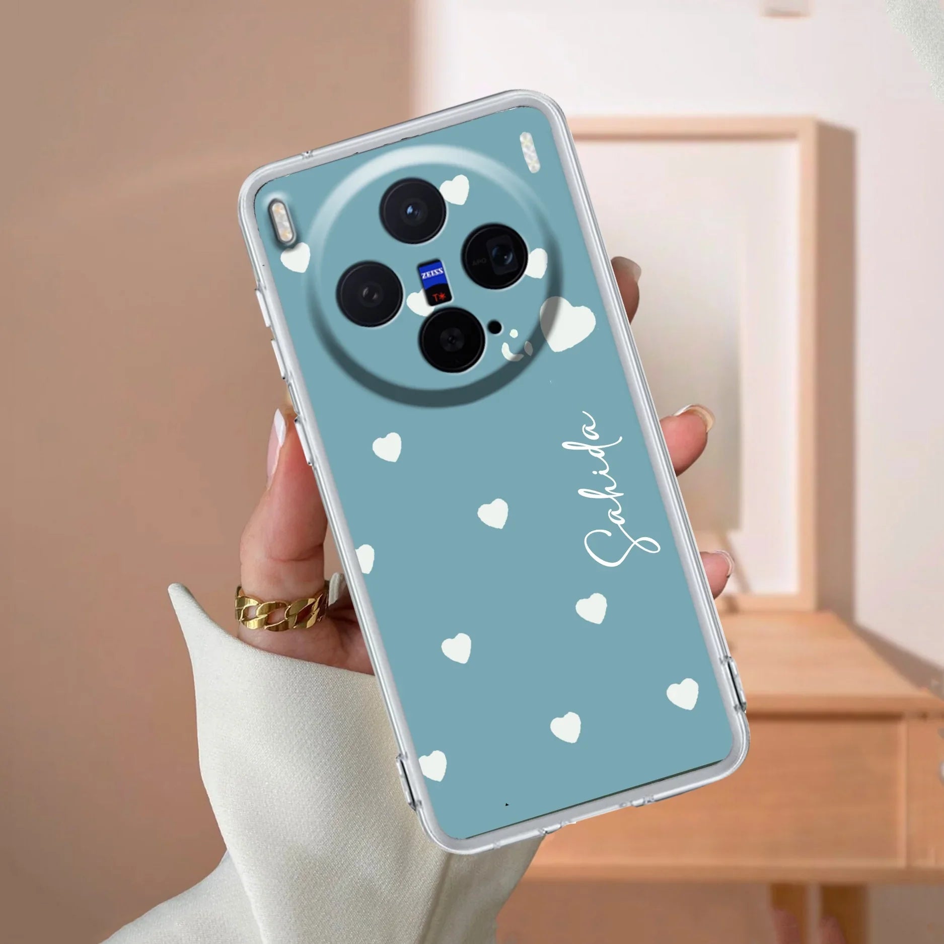 Be Loved Customize Transparent Silicon Case Sky Blue For Vivo - ShopOnCliQ