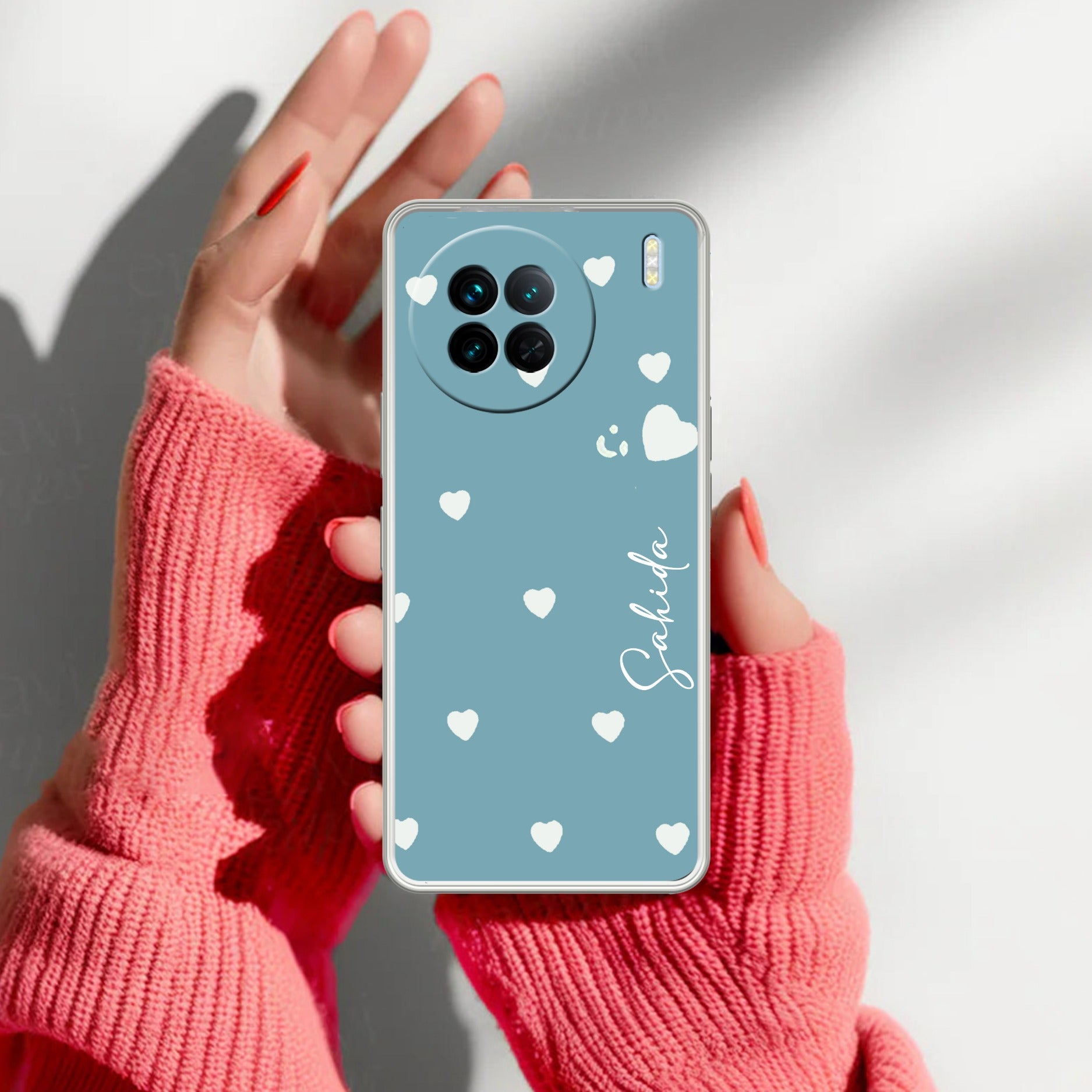 Be Loved Customize Anti Yellow Case Sky Blue For Vivo X90 5G