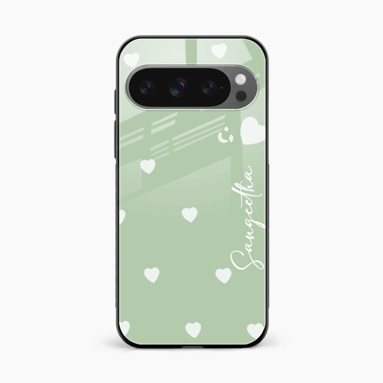 Be Loved Customized Glass Case Cover Mint Green For Google Pixel 10 Pro