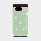 Be Loved Customized Glass Case Cover Mint Green For Google Pixel 8 5G