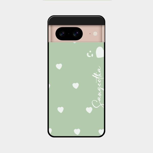 Be Loved Customized Glass Case Cover Mint Green For Google Pixel 8 5G