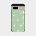 Be Loved Customized Glass Case Cover Mint Green For Google Pixel 8A 5G