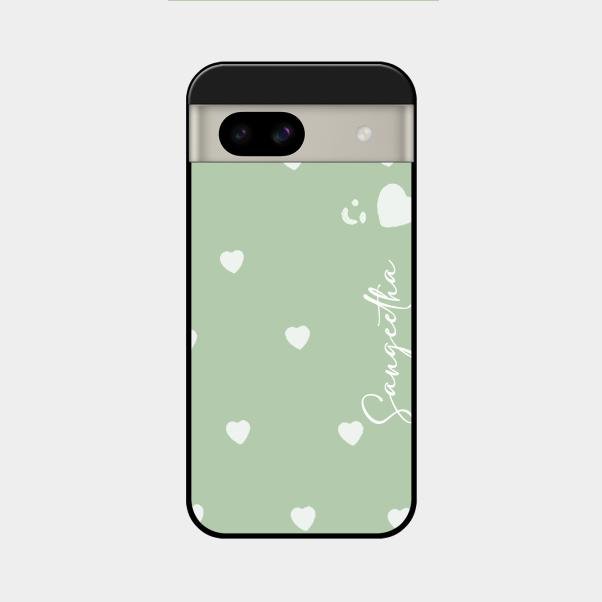 Be Loved Customized Glass Case Cover Mint Green For Google Pixel 8A 5G