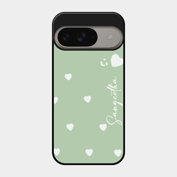 Be Loved Customized Glass Case Cover Mint Green For Google Pixel 9 5G