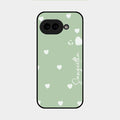 Be Loved Customized Glass Case Cover Mint Green For Google Pixel 9A 5G