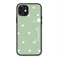 Be Loved Customized Glass Case Cover Mint Green For iPhone 12