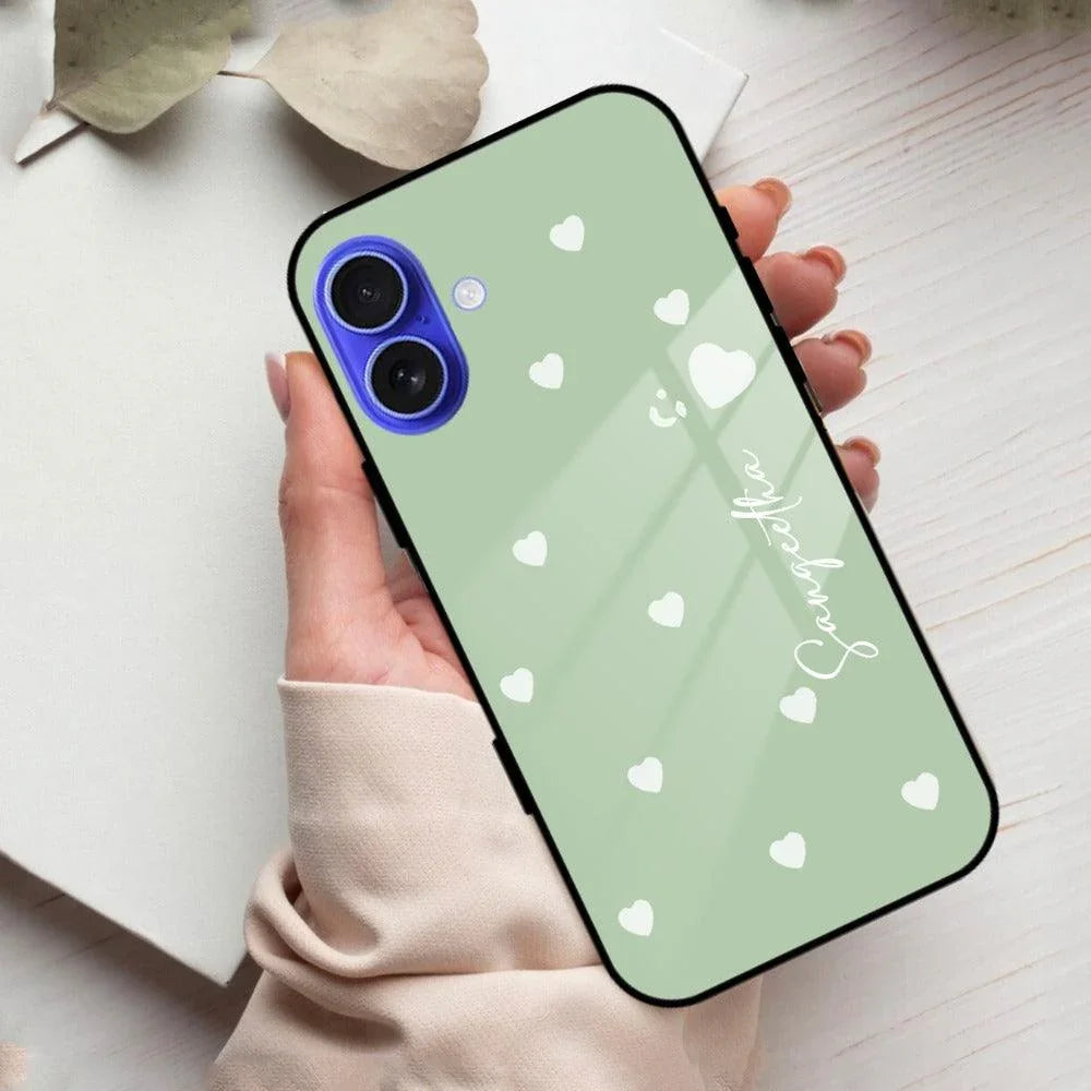 Be Loved Customized Glass Case Cover Mint Green For iPhone - ShopOnCliQ