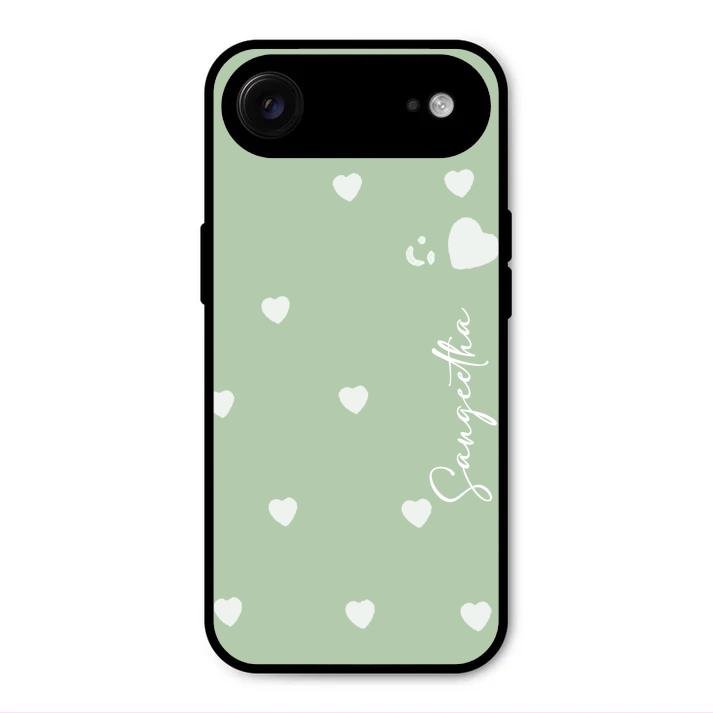 Be Loved Customized Glass Case Cover Mint Green For iPhone Air