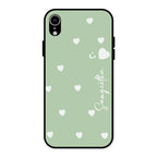 Be Loved Customized Glass Case Cover Mint Green For iPhone XR