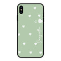 Be Loved Customized Glass Case Cover Mint Green For iPhone XS Max