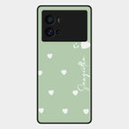 Be Loved Customized Glass Case Cover Mint Green For Iqoo 9 Pro 5G