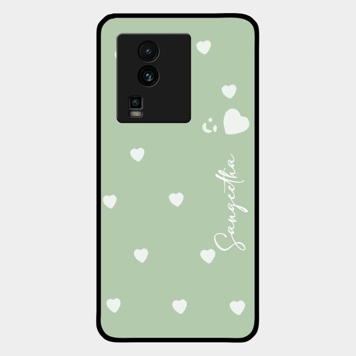 Be Loved Customized Glass Case Cover Mint Green For Iqoo Neo 7 Pro 5G