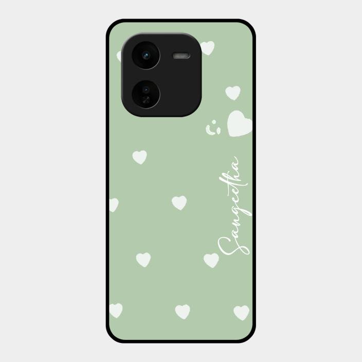 Be Loved Customized Glass Case Cover Mint Green For Iqoo Z9X 5G