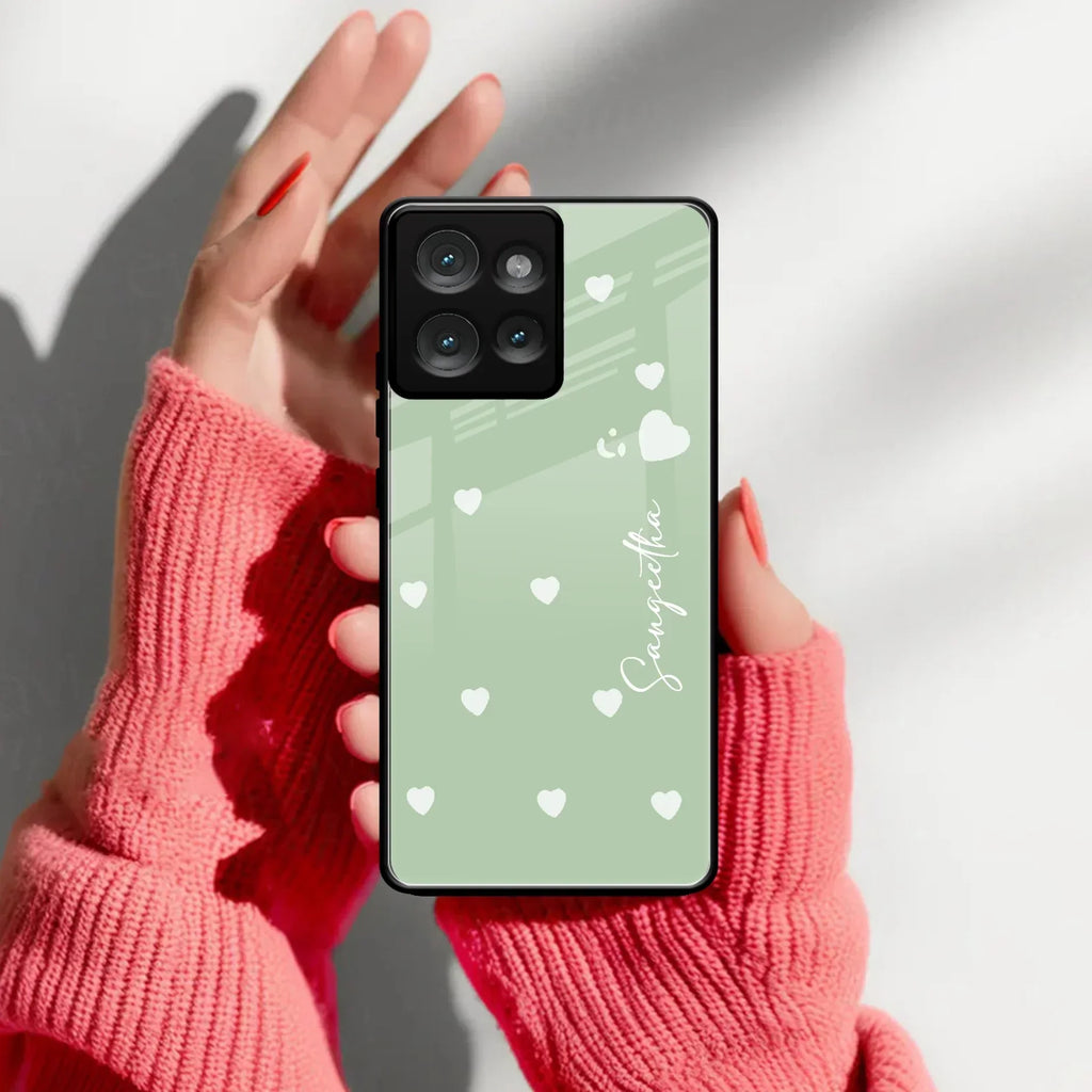 Be Loved Customized Glass Case Cover Mint Green For Motorola - ShopOnCliQ