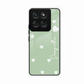 Be Loved Customized Glass Case Cover Mint Green For Motorola G67 Power 5G