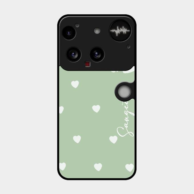 Be Loved Customized Glass Case Cover Mint Green For Nothing Phone 3 5G