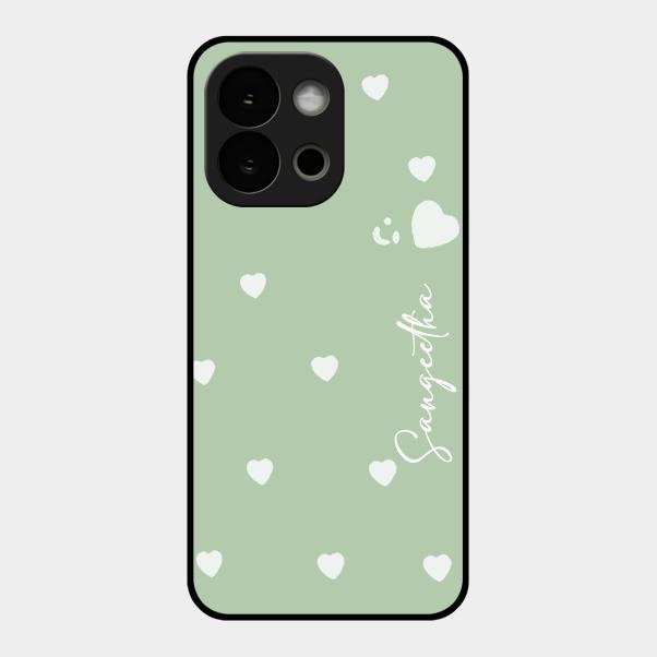 Be Loved Customized Glass Case Cover Mint Green For Oneplus 13S 5G